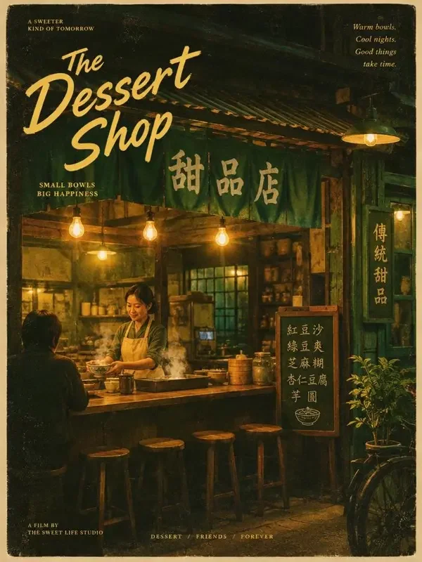 月光下的甜秘密 短剧封面 短剧《月光下的甜秘密》复古胶片风封面海报,甜宠题材