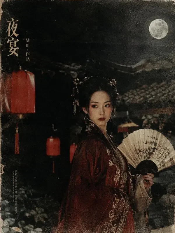 重生之嫡女归来 短剧封面 短剧《重生之嫡女归来》复古胶片风封面海报,穿越重生题材